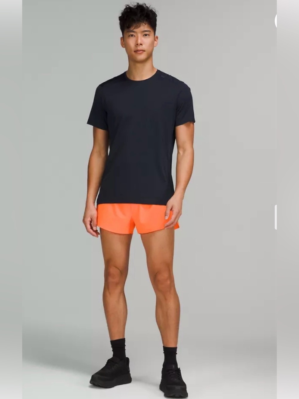 Lululemon Men’s Fast and Free 3” Shorts Highlight Orange Large NWT